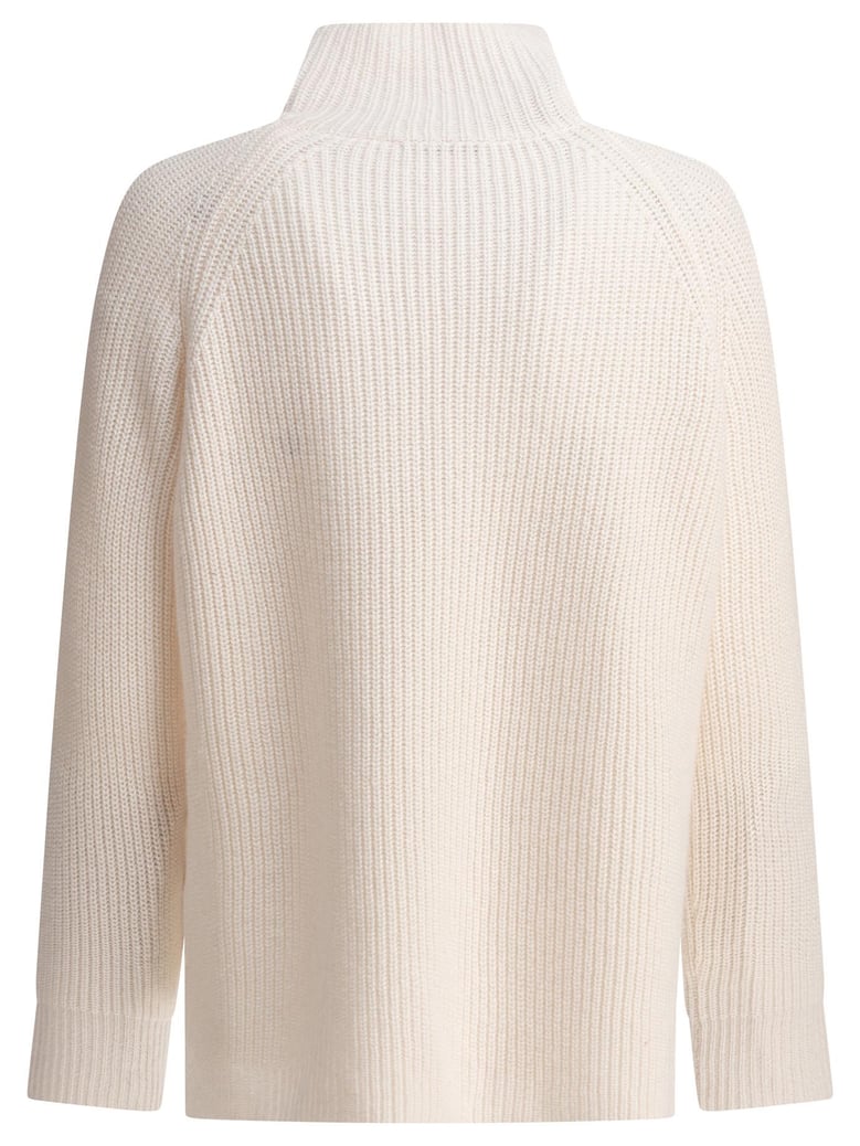 beige cashmere knitwear by Selfnex