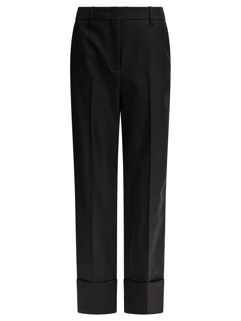 black wool trousers by Selfnex