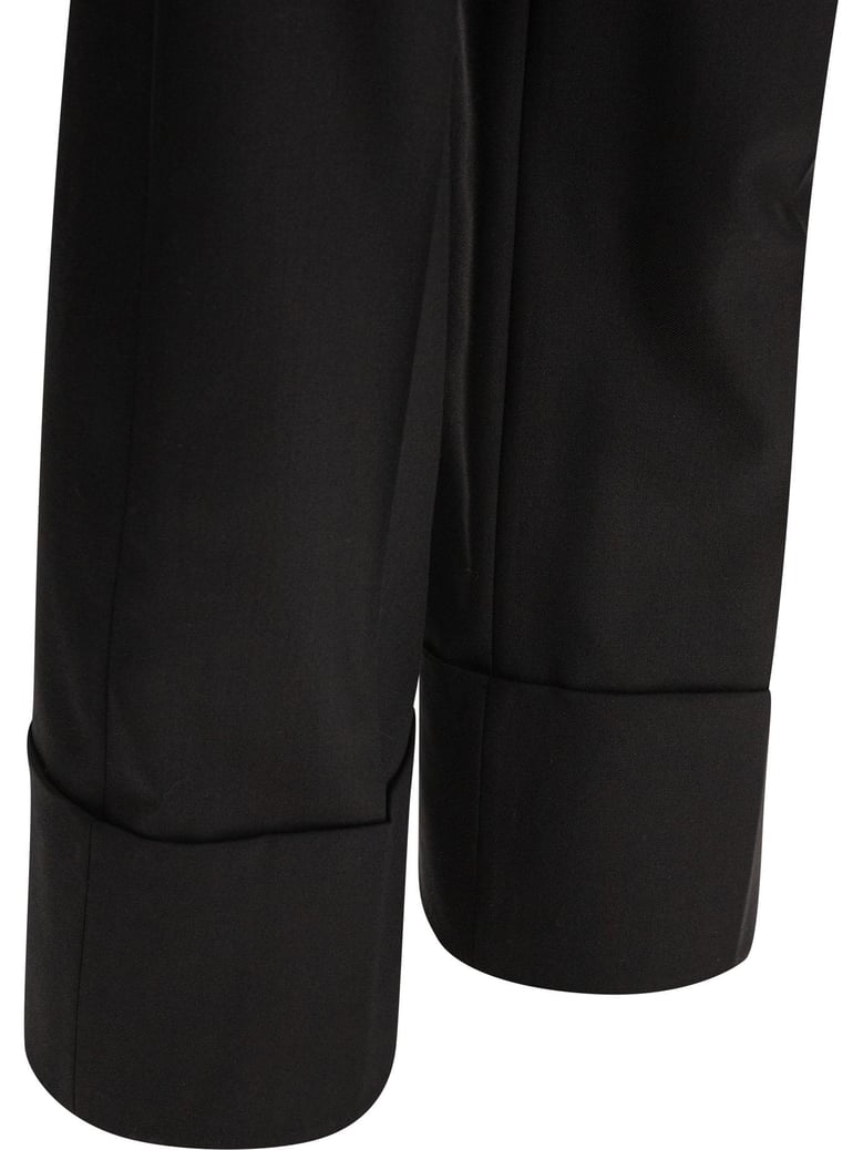 black wool trousers by Selfnex
