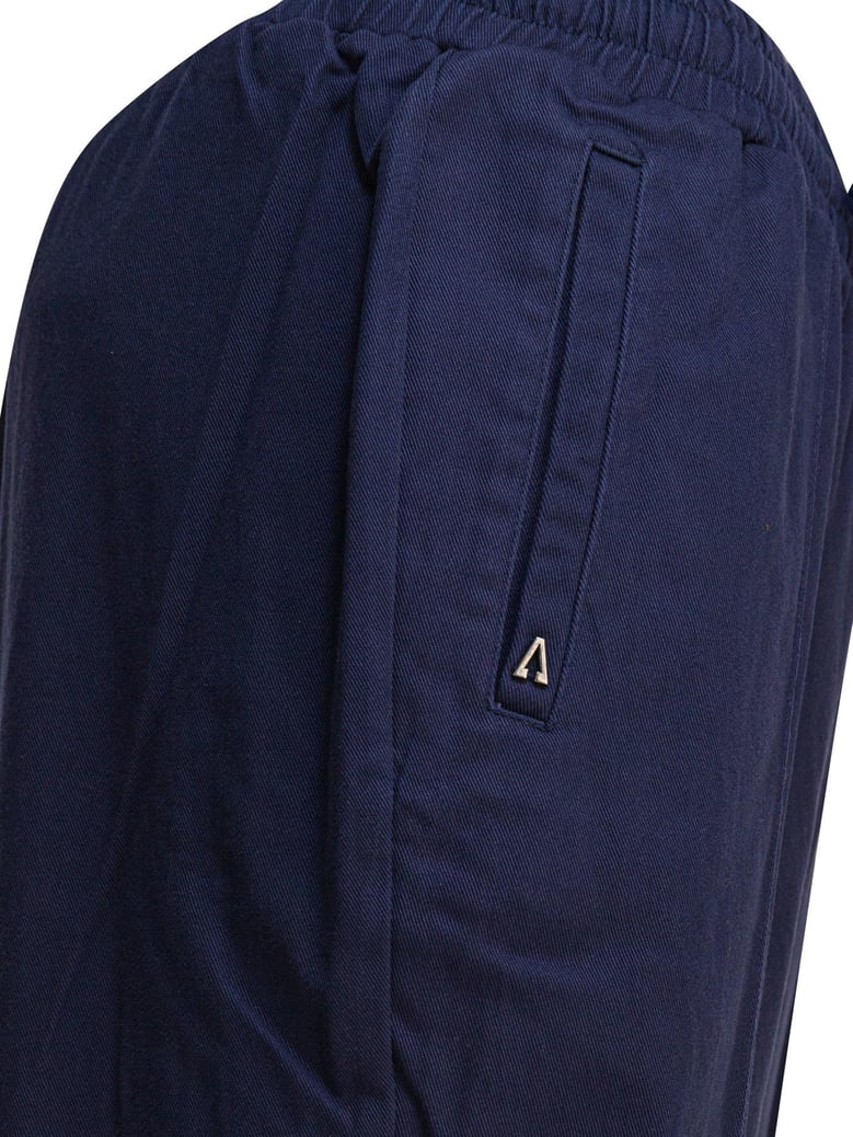 blue cotton trousers by Selfnex