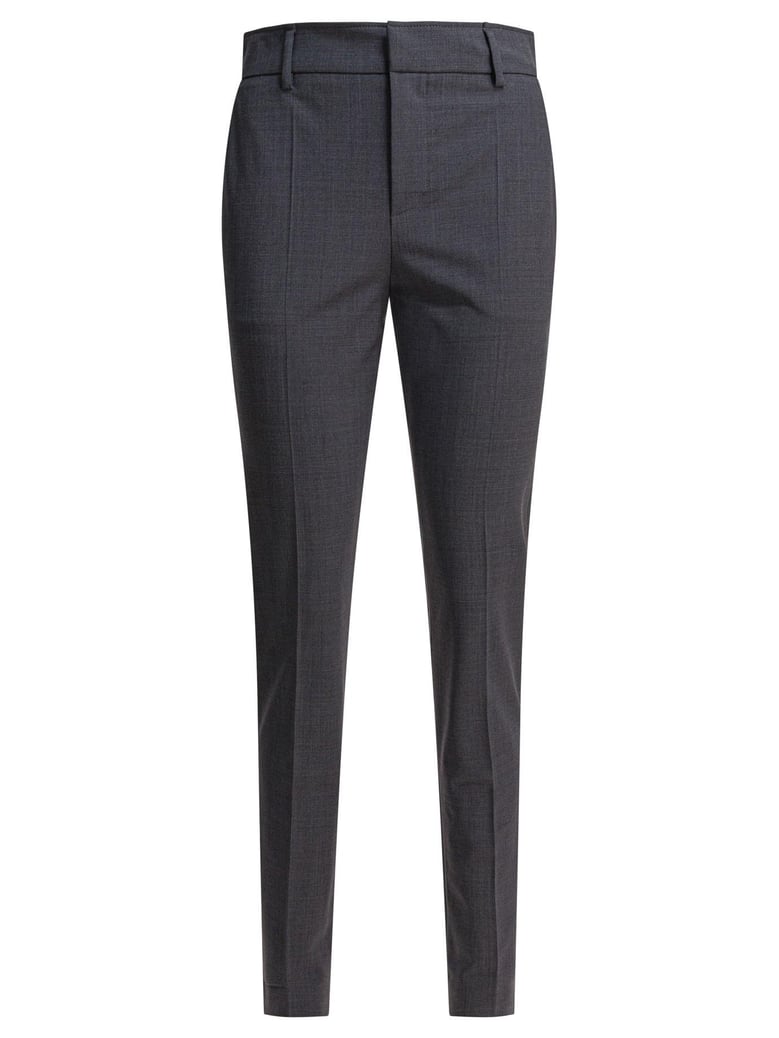 grey wool pants by Selfnex