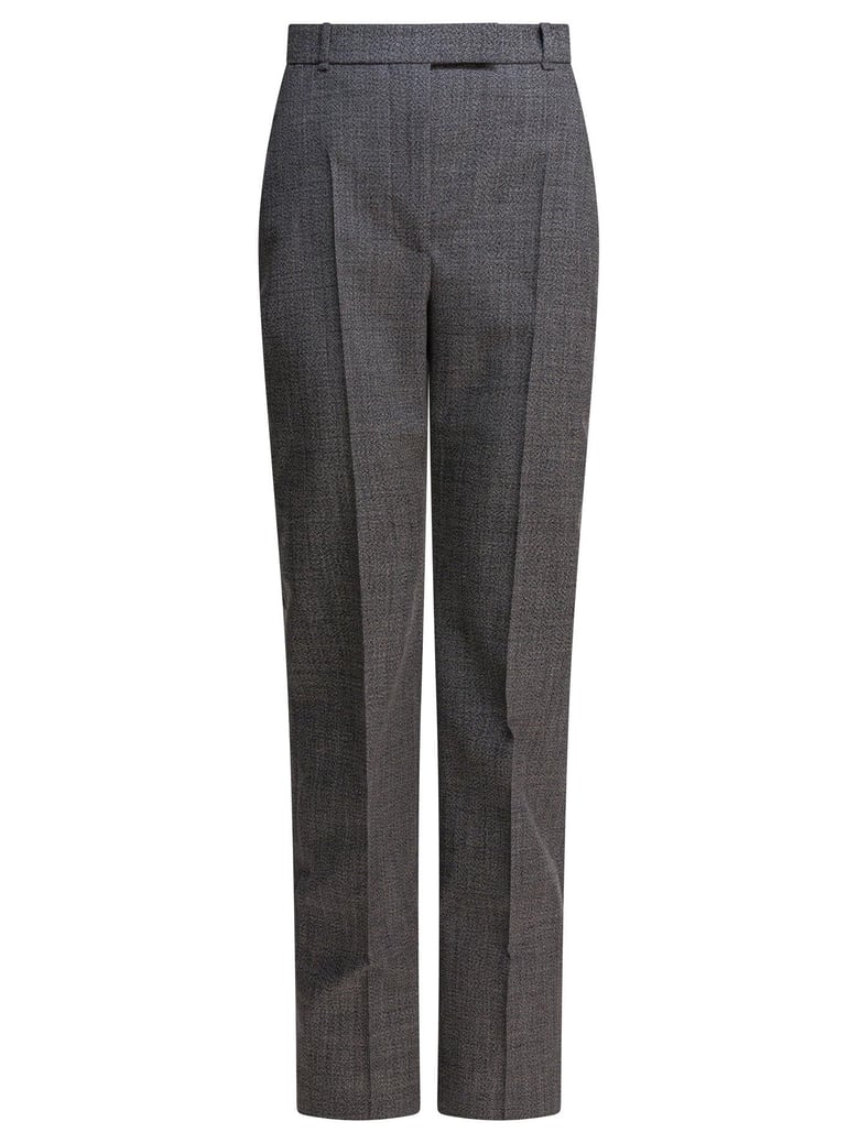 grey wool pants by Selfnex