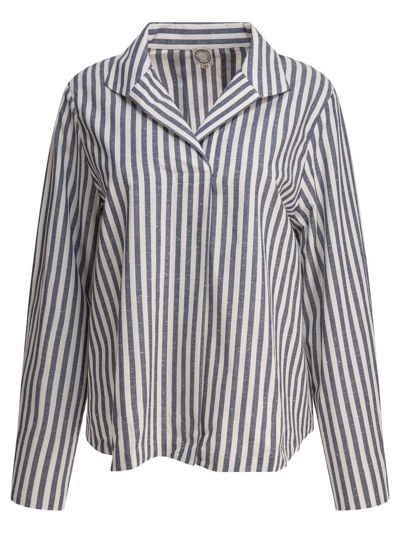 blue cotton shirt by Selfnex