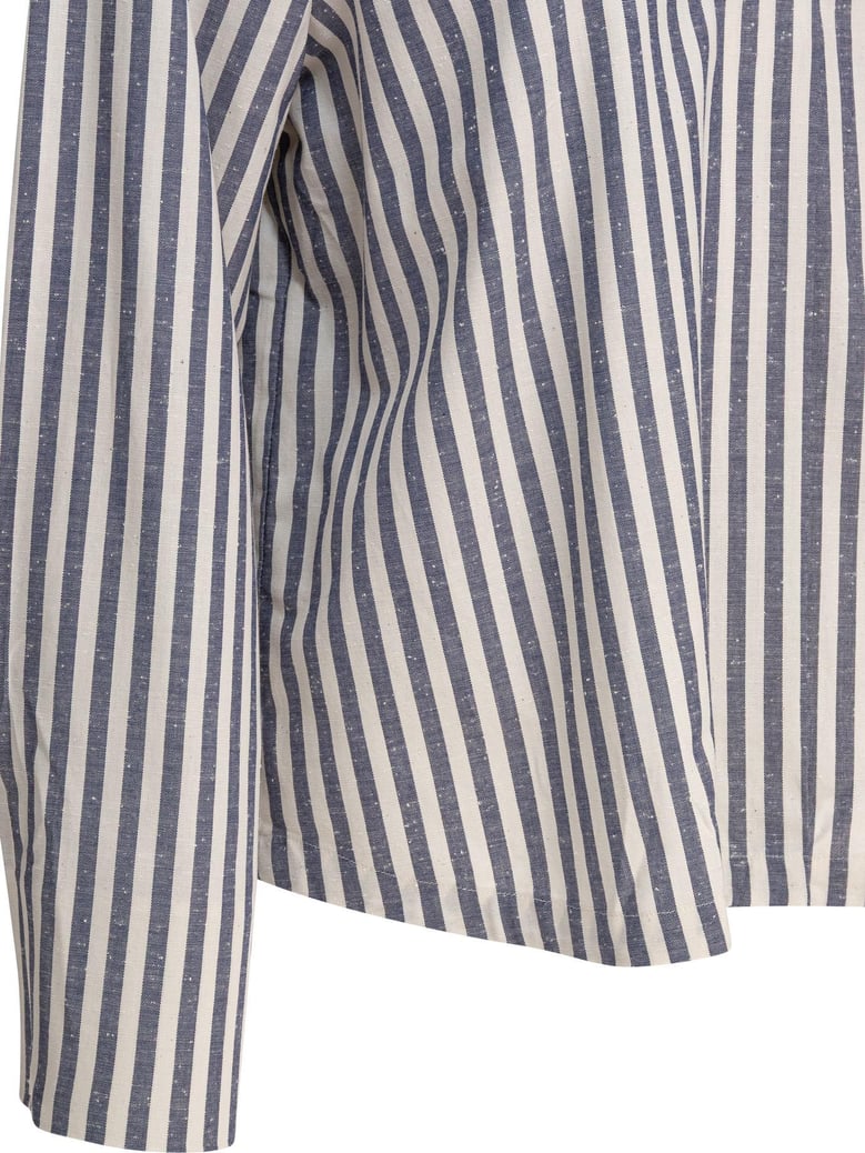 blue cotton shirt by Selfnex