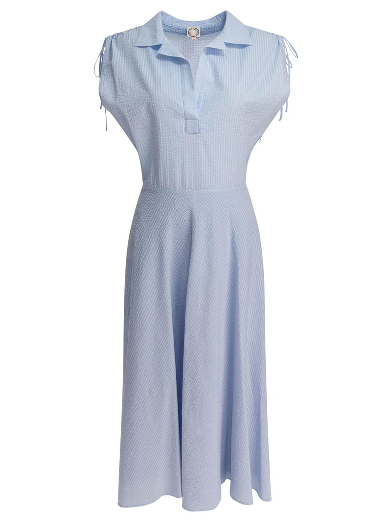 light blue cotton dress by Selfnex