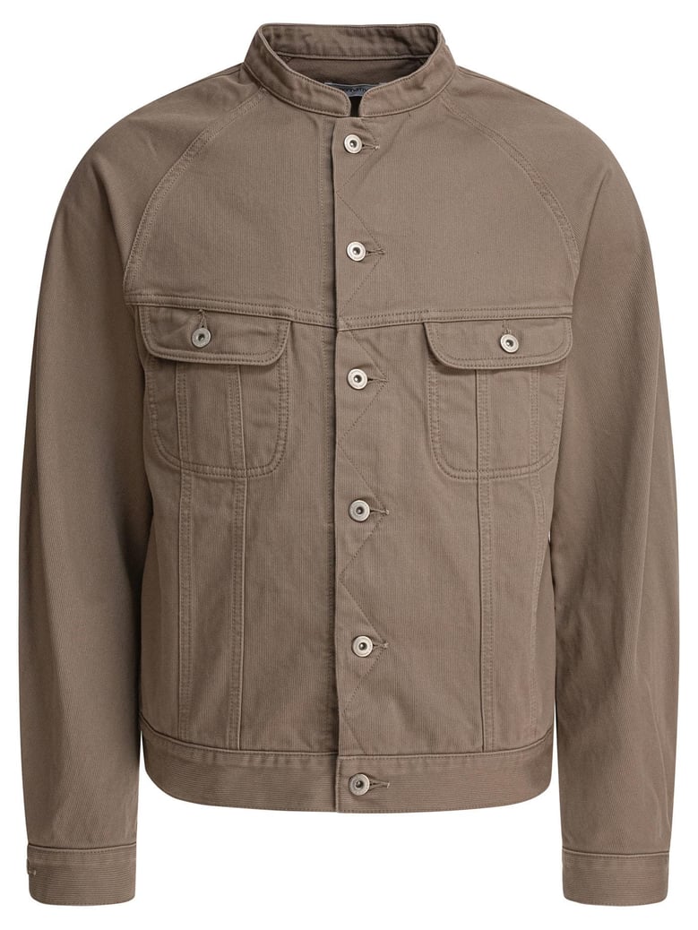 beige cotton jacket by Selfnex
