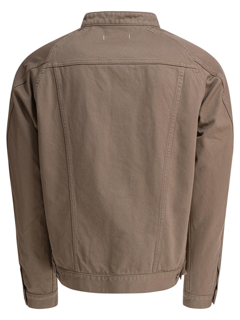 beige cotton jacket by Selfnex