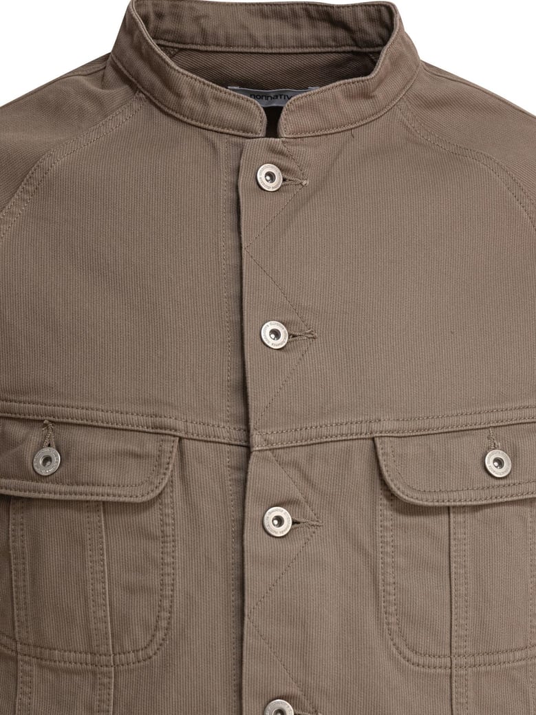 beige cotton jacket by Selfnex