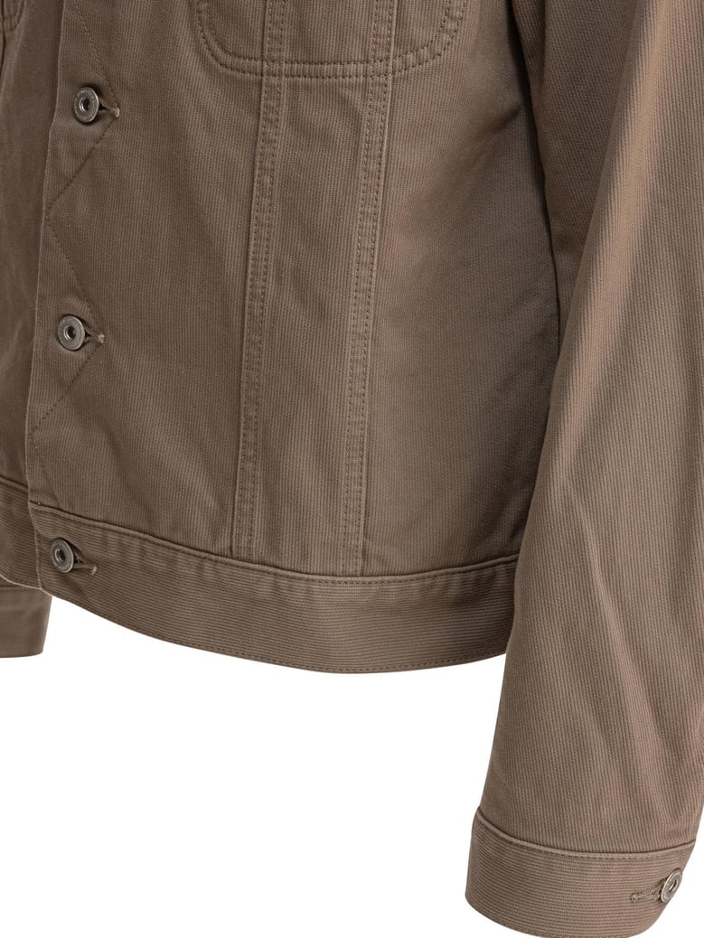 beige cotton jacket by Selfnex