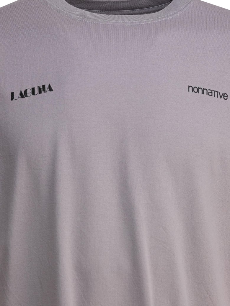 beige cotton t-shirt by Selfnex