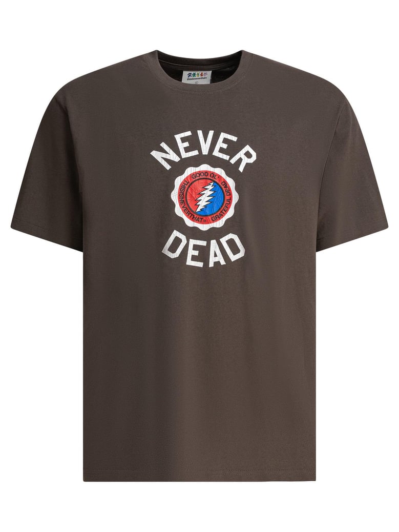 brown cotton x grateful dead t-shirt by Selfnex