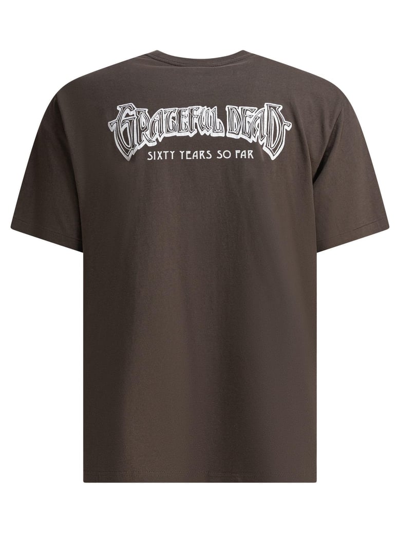 brown cotton x grateful dead t-shirt by Selfnex
