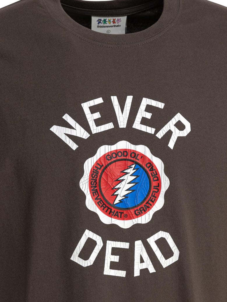 brown cotton x grateful dead t-shirt by Selfnex
