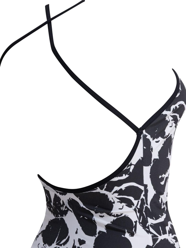 black elasthane swimwear by Selfnex