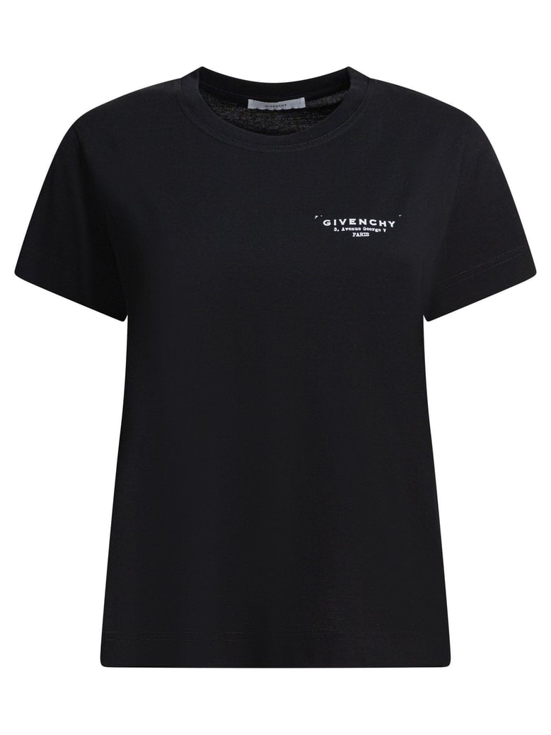 black cotton t-shirt by Selfnex
