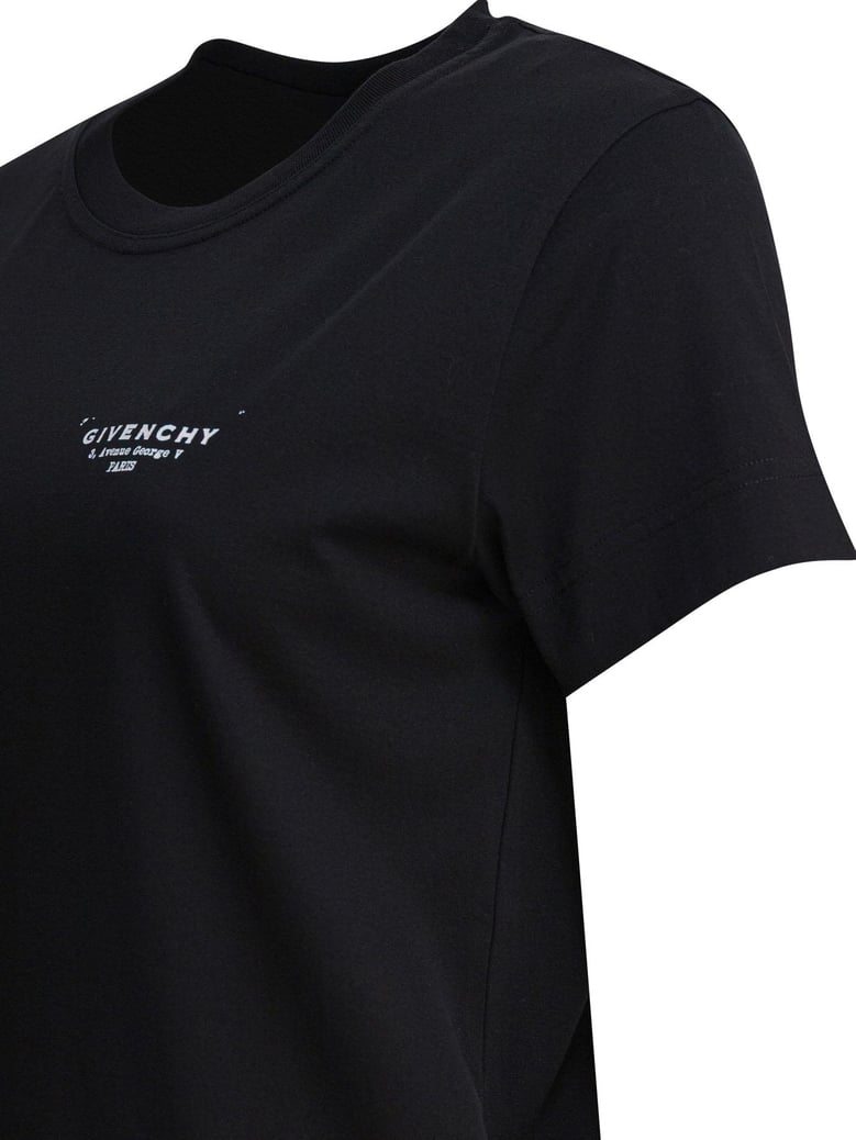 black cotton t-shirt by Selfnex