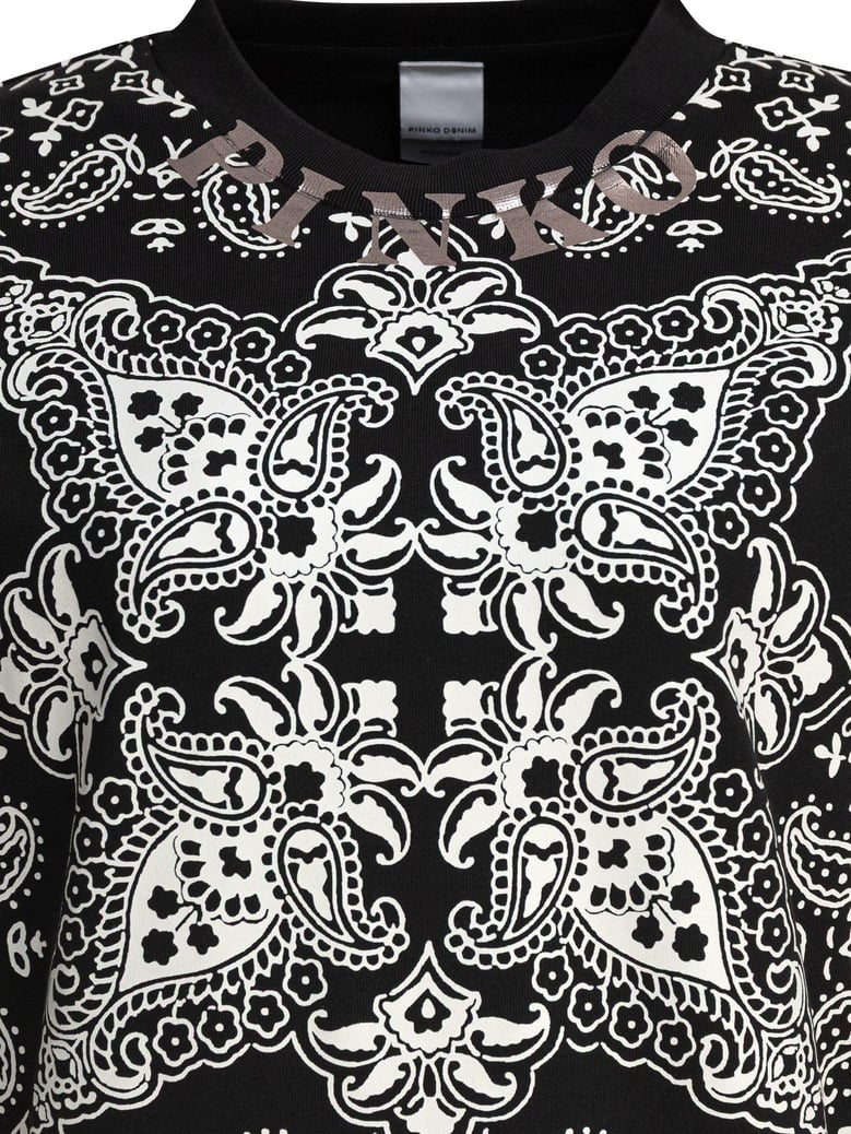 black cotton sweatshirt by Selfnex