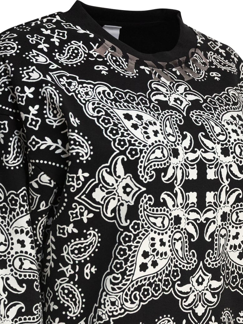 black cotton sweatshirt by Selfnex