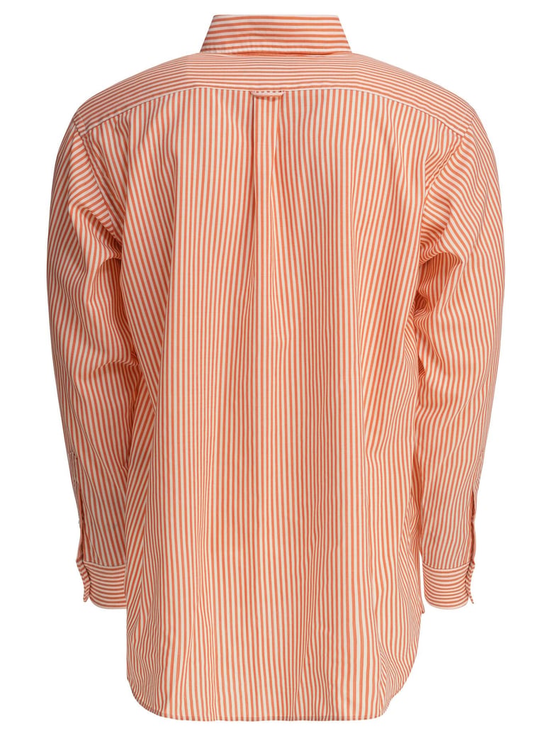 wool stripe shirt by Selfnex