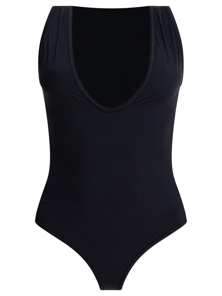 black elasthane swimwear by Selfnex