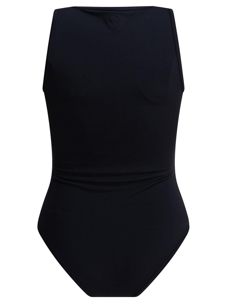 black elasthane swimwear by Selfnex