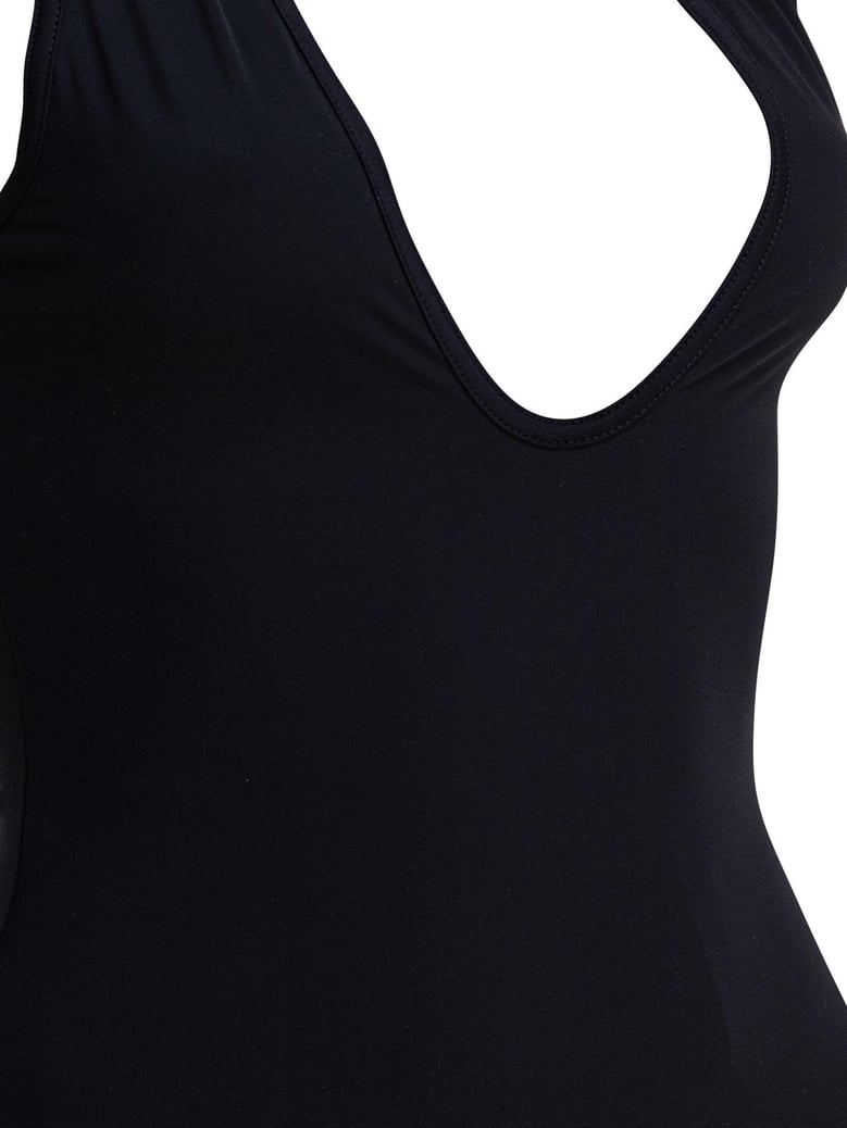 black elasthane swimwear by Selfnex