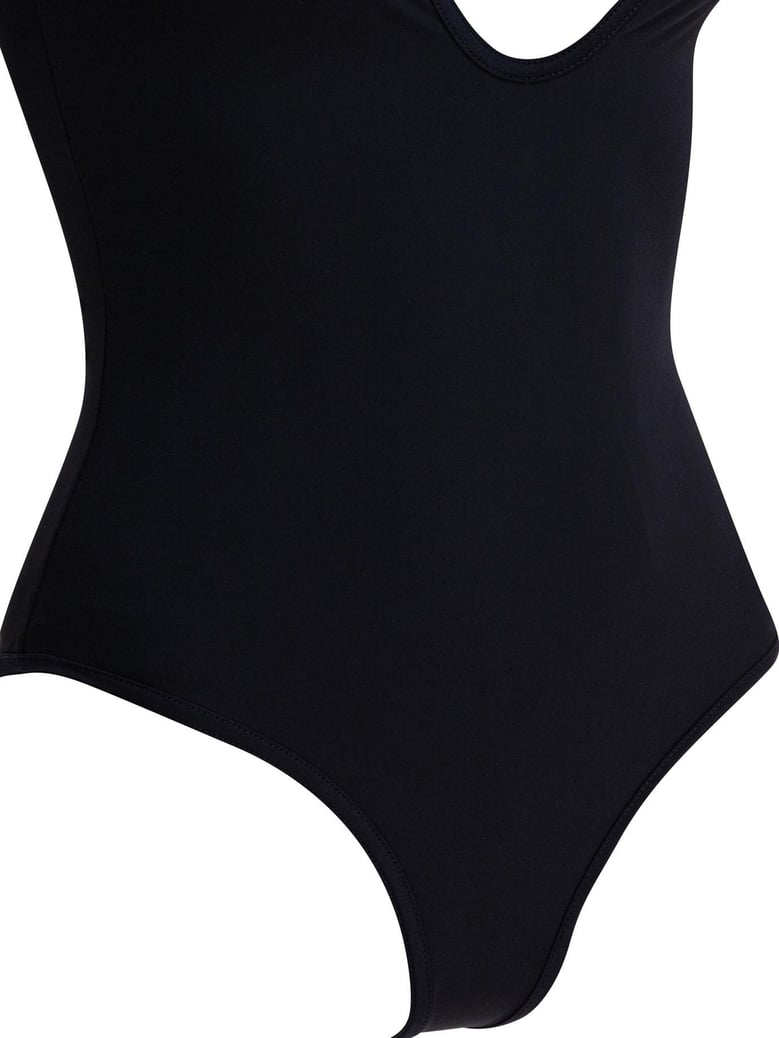 black elasthane swimwear by Selfnex