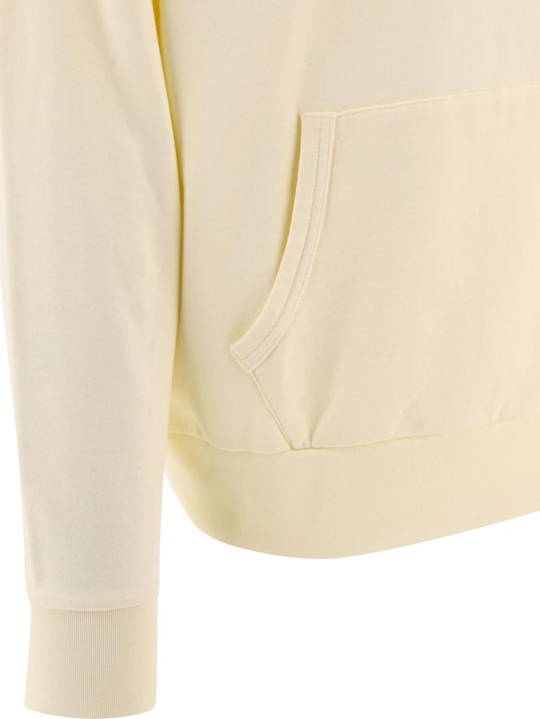 beige cotton sweatshirt by Selfnex