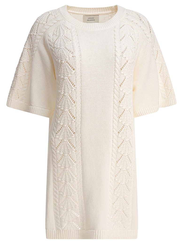 white cotton dress by Selfnex