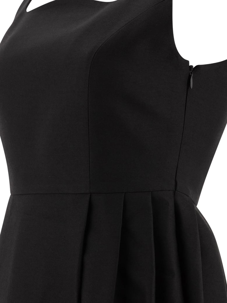 black silk dress by Selfnex