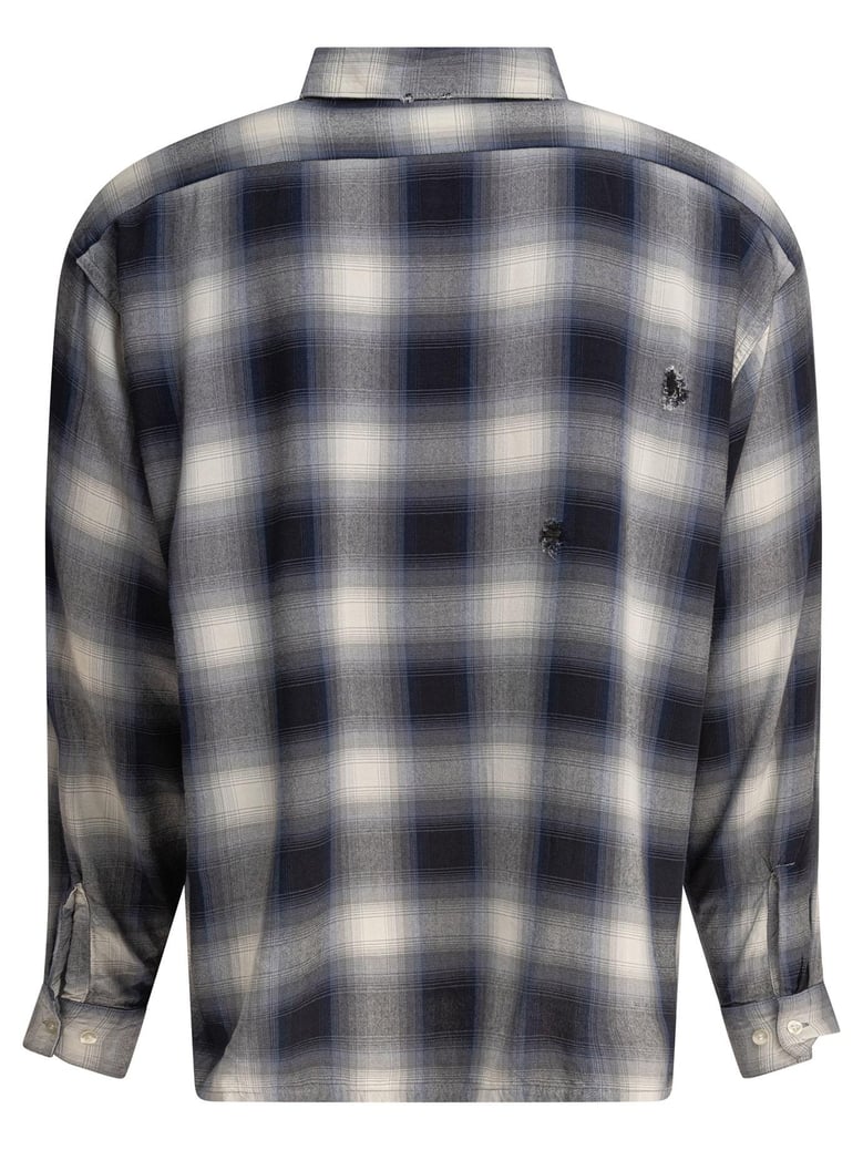 blue rayon shirt by Selfnex