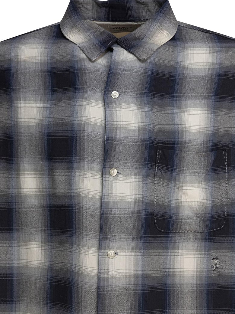 blue rayon shirt by Selfnex