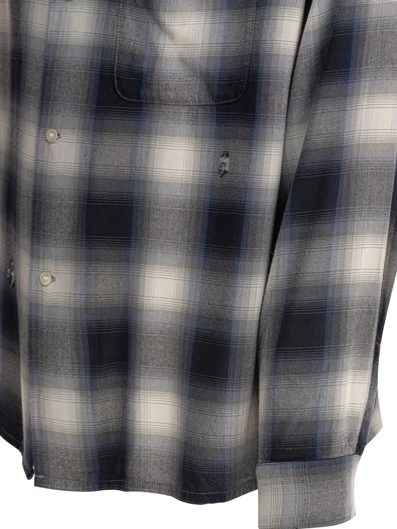 blue rayon shirt by Selfnex