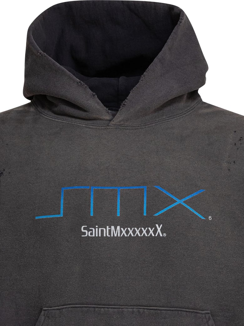 black cotton sweatshirt by Selfnex