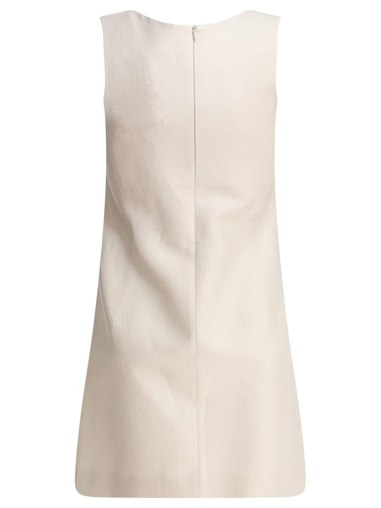 white linen dress by Selfnex