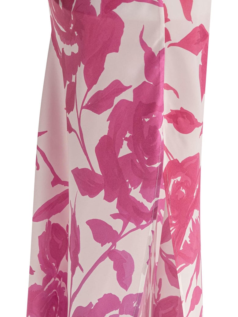 pink silk dress by Selfnex