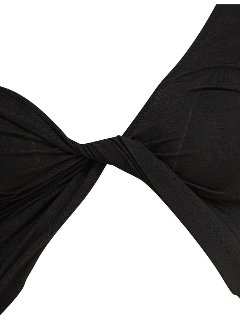 black elastane top by Selfnex