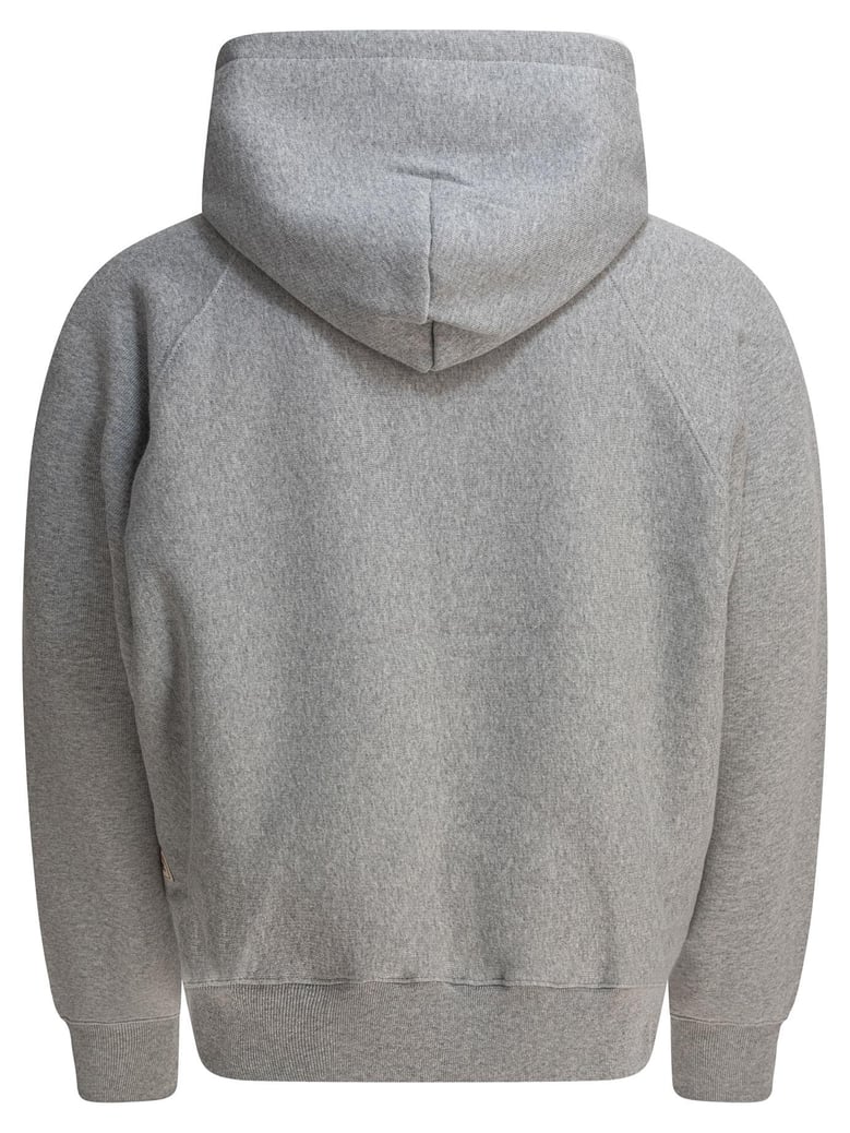 grey polyester sweatshirt by Selfnex