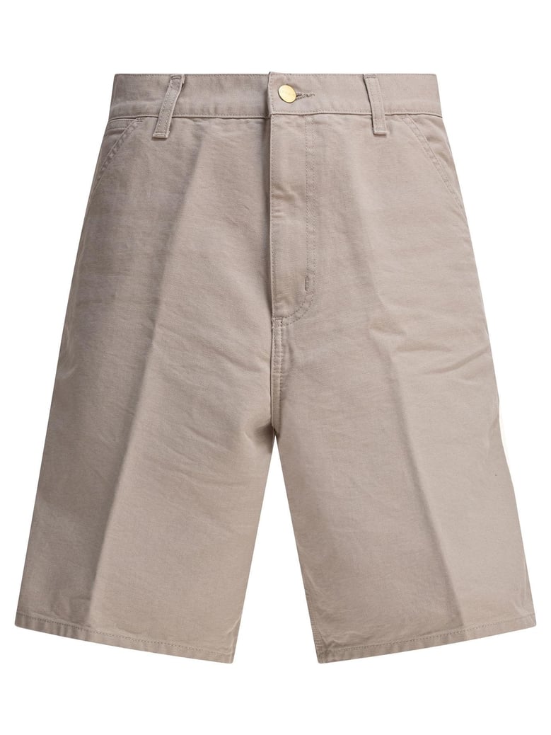 single knee bermuda shorts by Selfnex