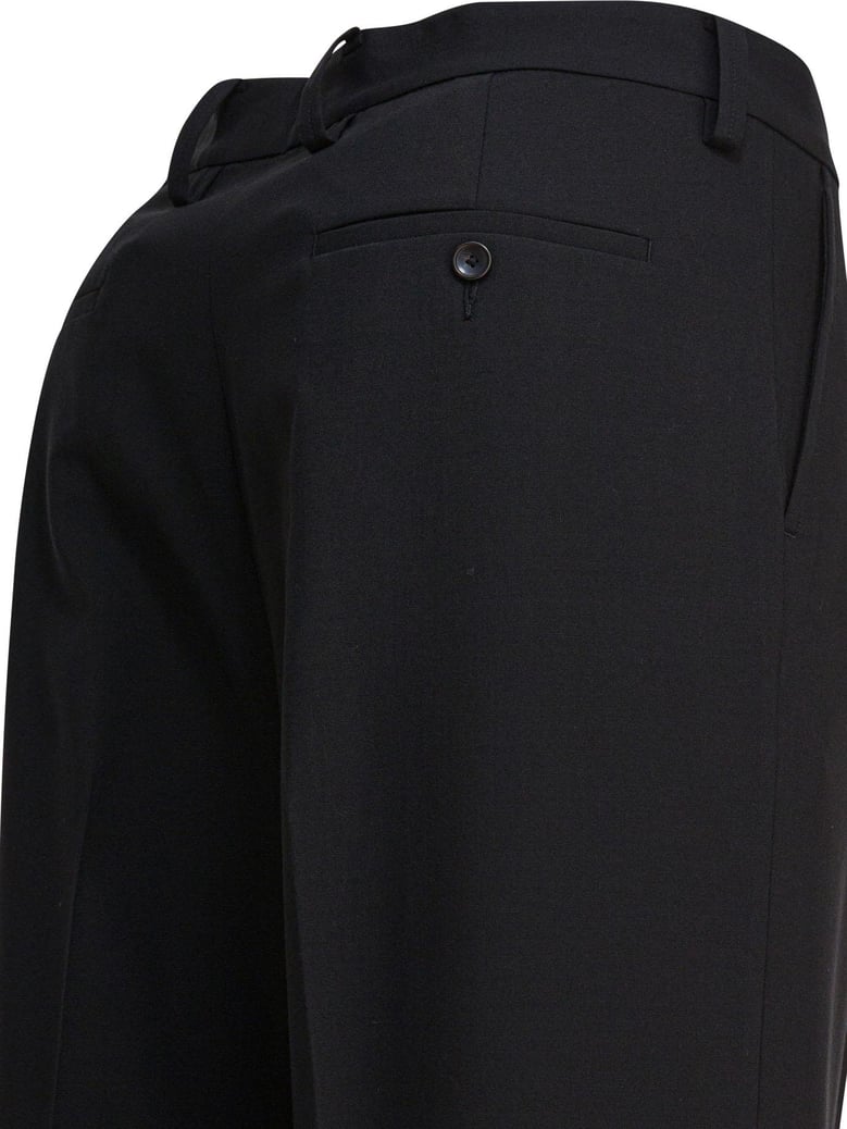 black elastane trousers by Selfnex