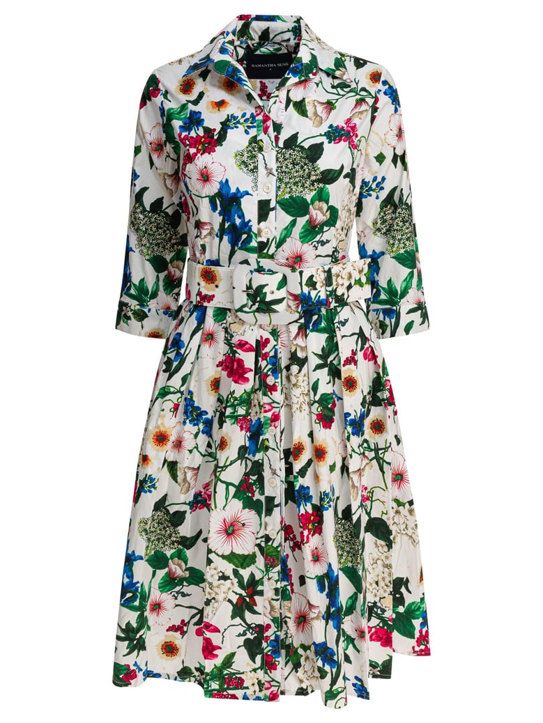 white cotton dress by Selfnex