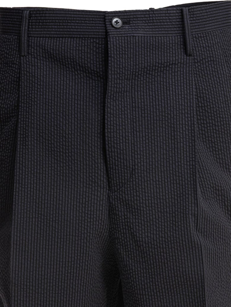 blue silk trousers by Selfnex