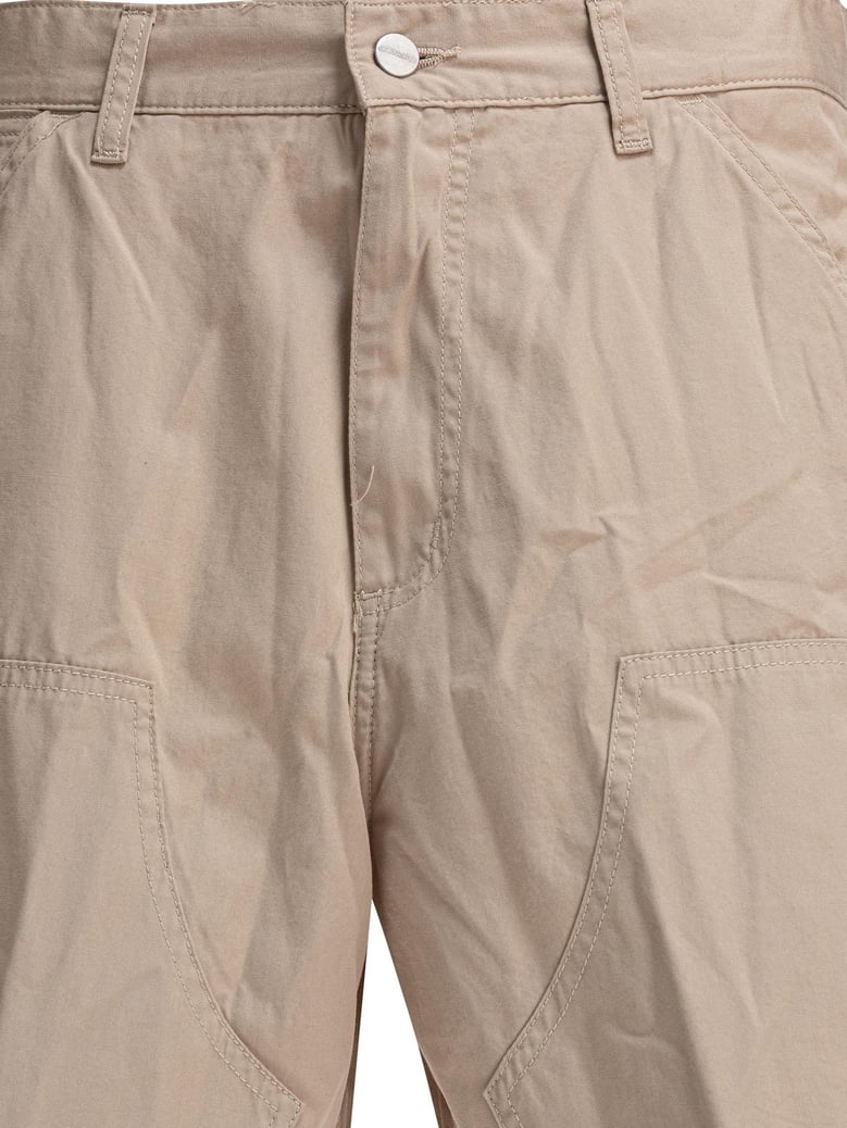 beige cotton shorts by Selfnex