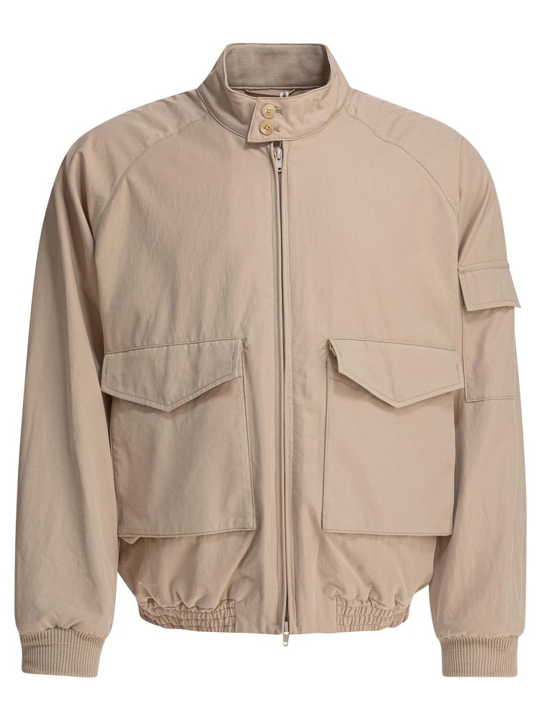 beige cotton jacket by Selfnex