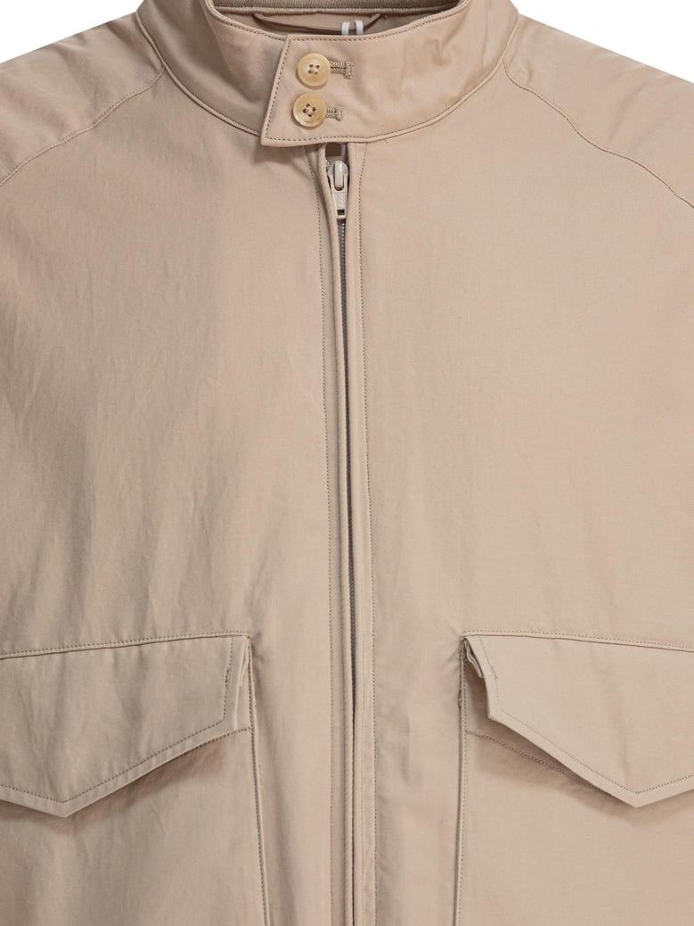 beige cotton jacket by Selfnex