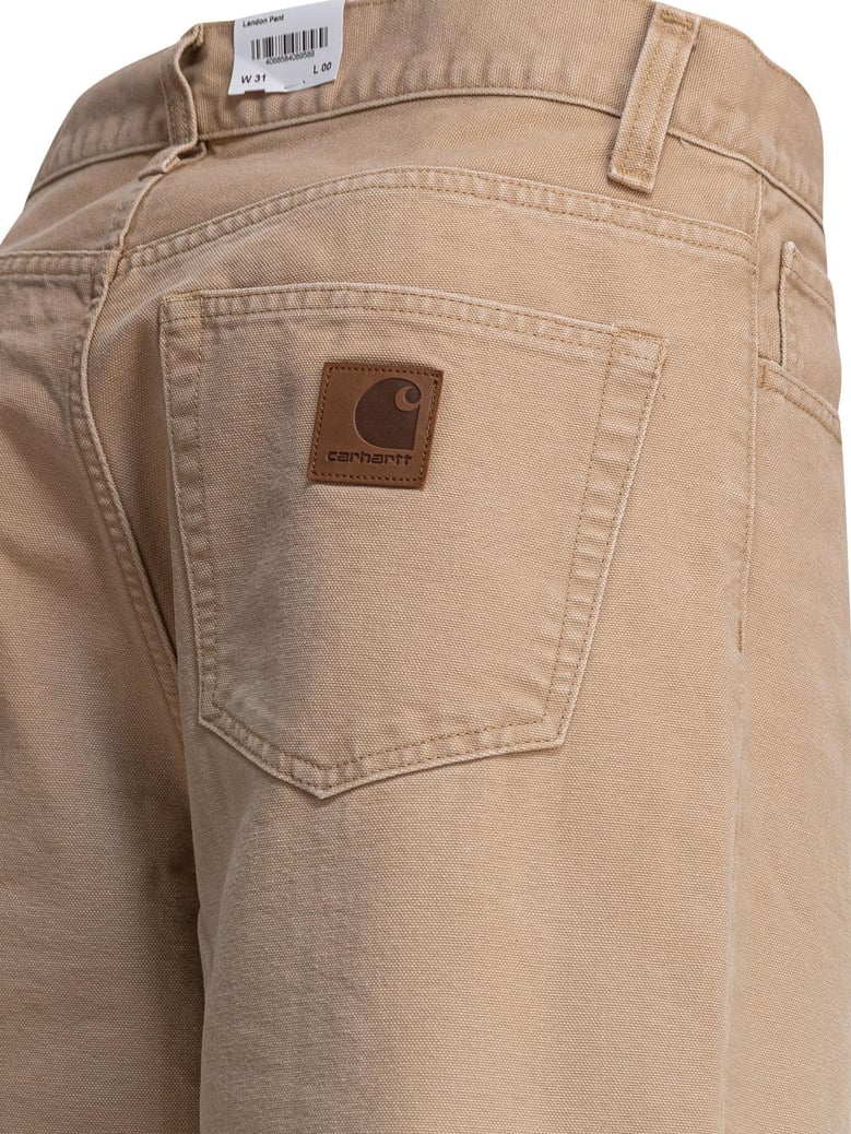 beige organic cotton jeans by Selfnex