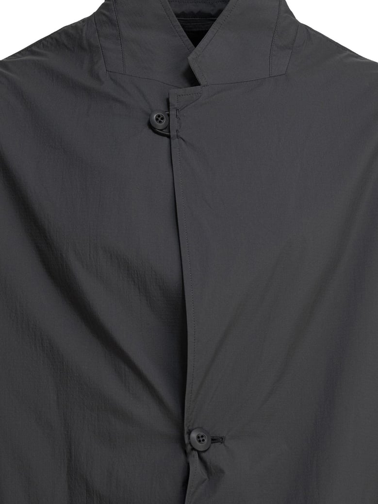 grey polyamide jacket by Selfnex