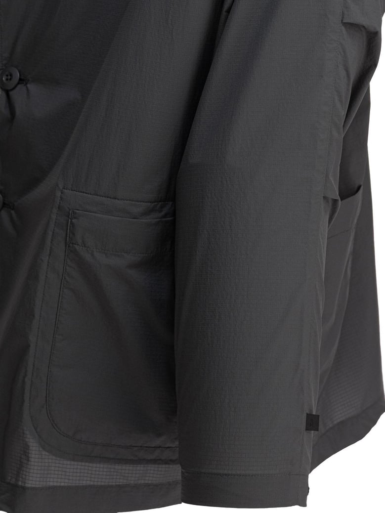 grey polyamide jacket by Selfnex