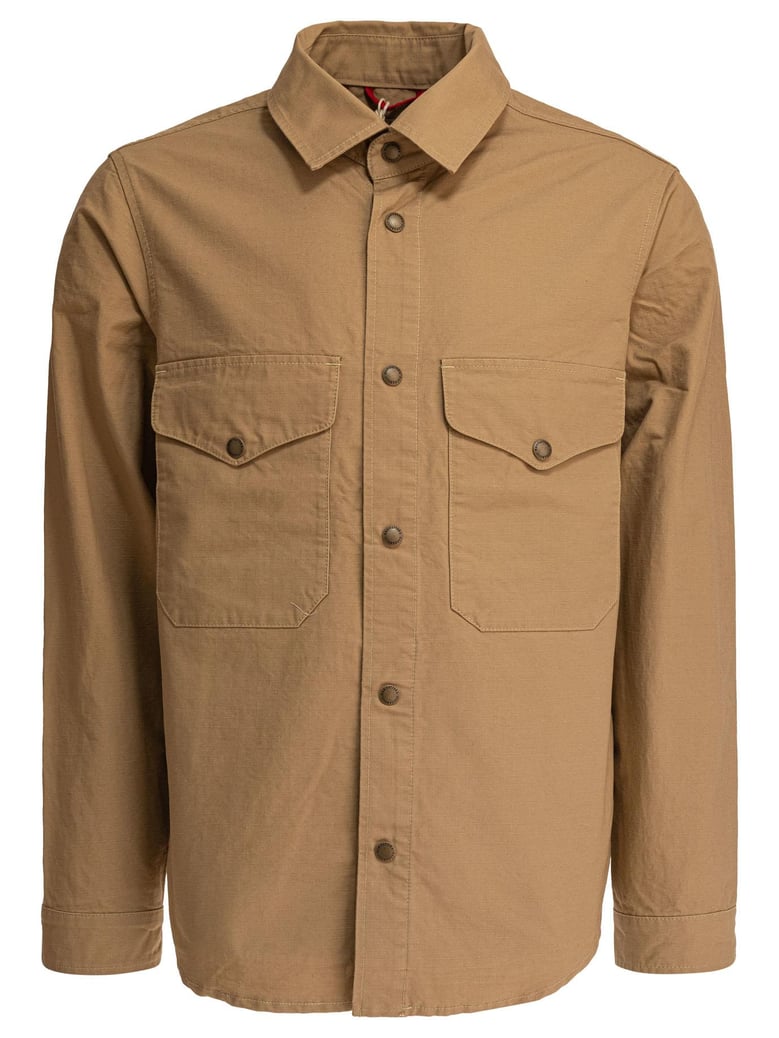 brown cotton jacket by Selfnex