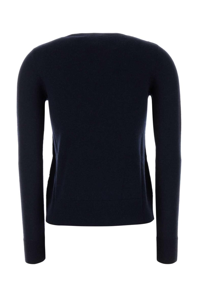 midnight blue wool idoneo sweater by Selfnex